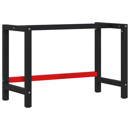 Werkbank 140x60x81,5 cm massive Eiche rechteckig dunkelbraun
