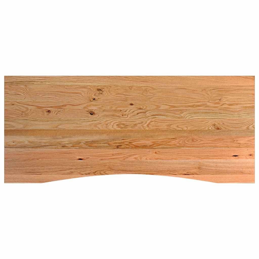 Werkbank 140x60x81,5 cm massive Eiche rechteckig dunkelbraun