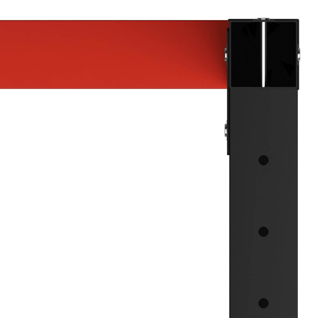 Werkbank 140x60x81,5 cm massive Eiche rechteckig dunkelbraun