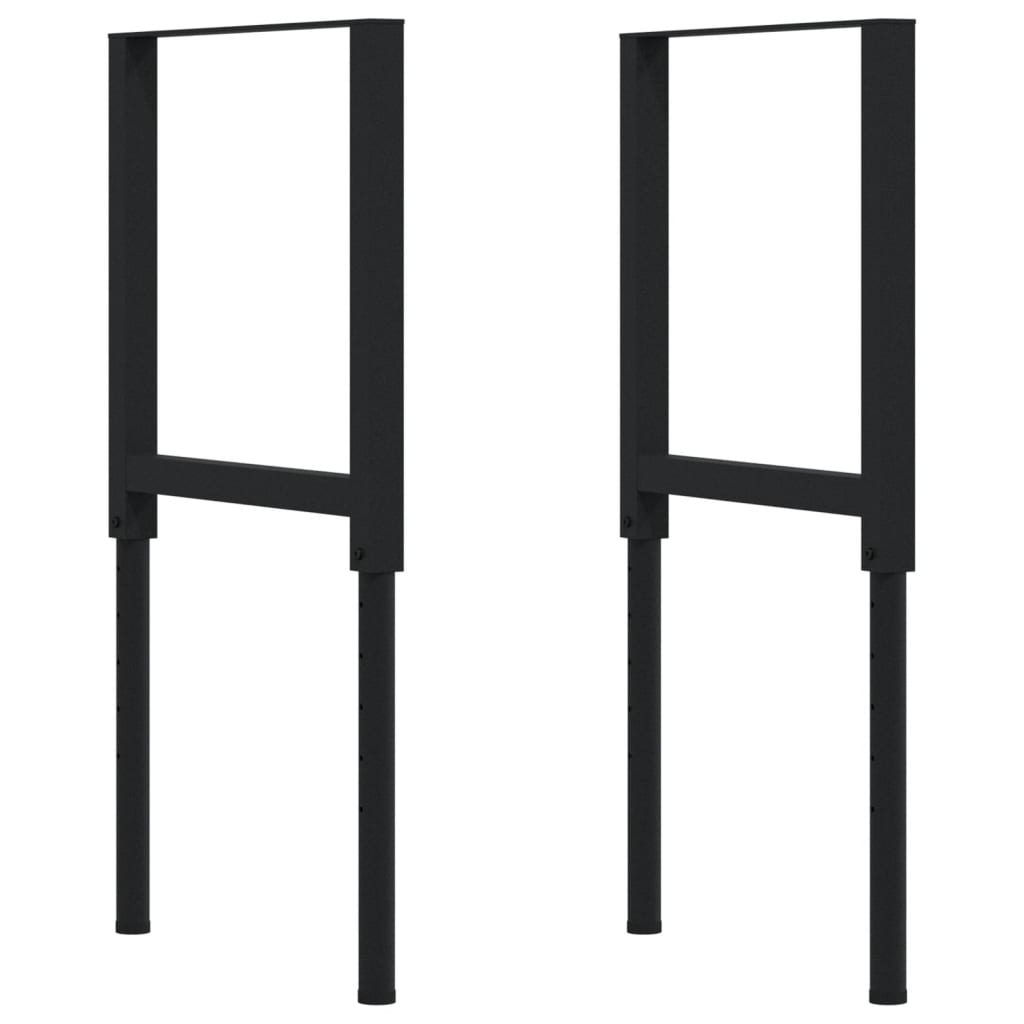 Werkbank 100x60x(71,5-98) cm massives Buchenholz rechteckig