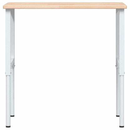 Werkbank 100x60x(71,5-98) cm massive Eiche rechteckig