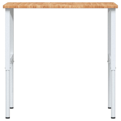 Werkbank 100x60x(71,5-98) cm massive Eiche rechteckig