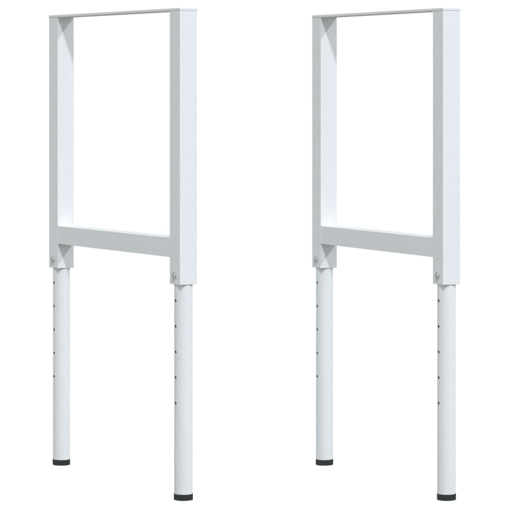 Werkbank 100x60x(71,5-98) cm massive Eiche rechteckig
