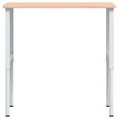 Werkbank 100x60x(71,5-98) cm massives Buchenholz rechteckig