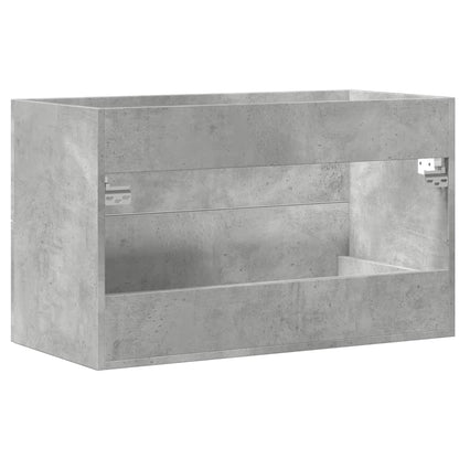 underskab til håndvask 80x38,5x48 cm konstrueret træ kunsttræ