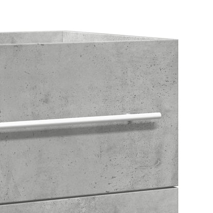 underskab til håndvask 80x38,5x48 cm konstrueret træ kunsttræ