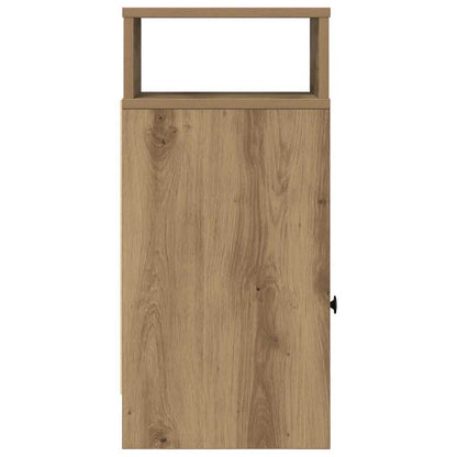 sengeborde 2 stk. med skuffe 25x31x66 cm kunsteg