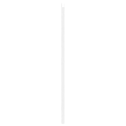 svingdøre 2-par 80x80 cm lameldesign hvid
