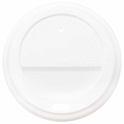 kaffekopper af papir med låg 1000 stk. 8oz 240ml