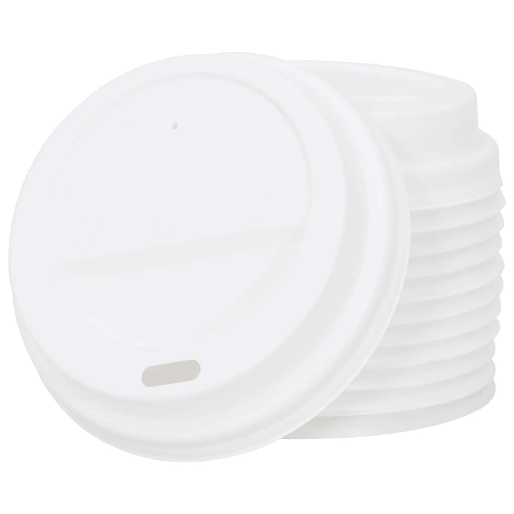 kaffekopper af papir med låg 1000 stk. 8oz 240ml