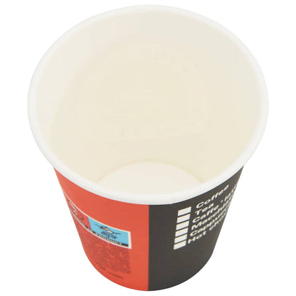 kaffekopper af papir med låg 1000 stk. 8oz 240ml