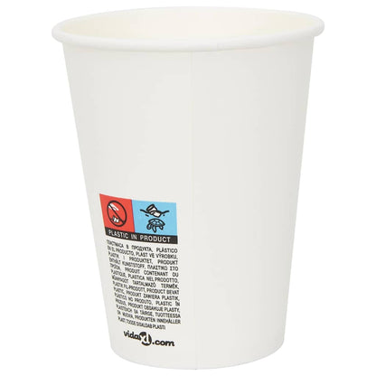 kaffekopper af papir med låg 1000 stk. 12oz 300ml