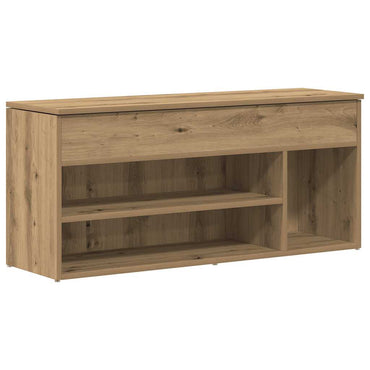 skobænk 102x30,5x45 cm konstrueret træ kunsteg
