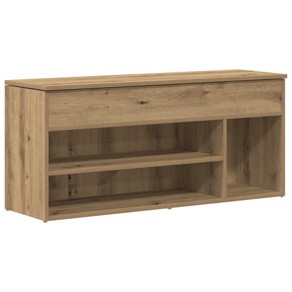 skobænk 102x30,5x45 cm konstrueret træ kunsteg