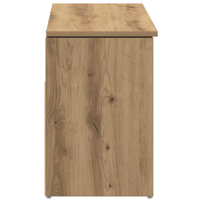 skobænk 102x30,5x45 cm konstrueret træ kunsteg