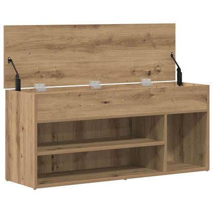 skobænk 102x30,5x45 cm konstrueret træ kunsteg