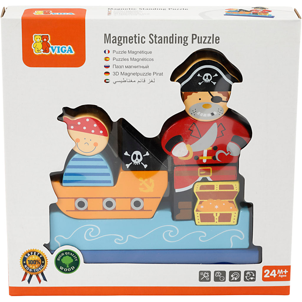 VIGA Magnetisk 3D-Puslespil