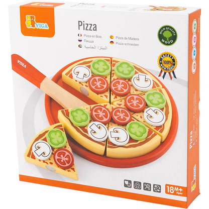 VIGA Legepizza i Træ