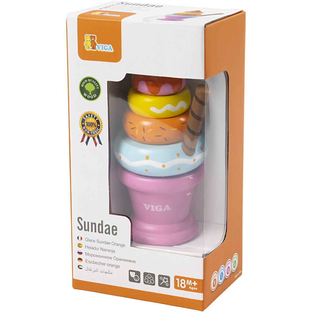 VIGA Sundae Is i Bæger
