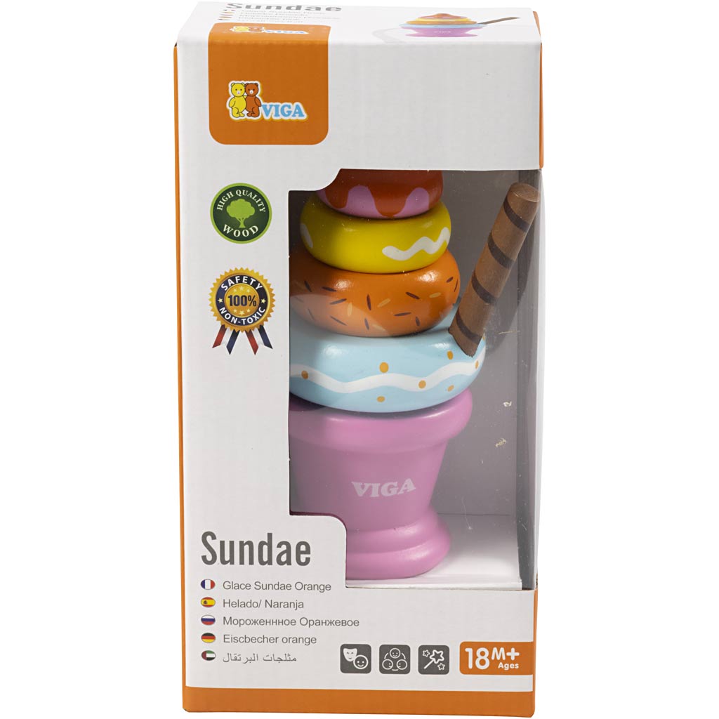 VIGA Sundae Is i Bæger