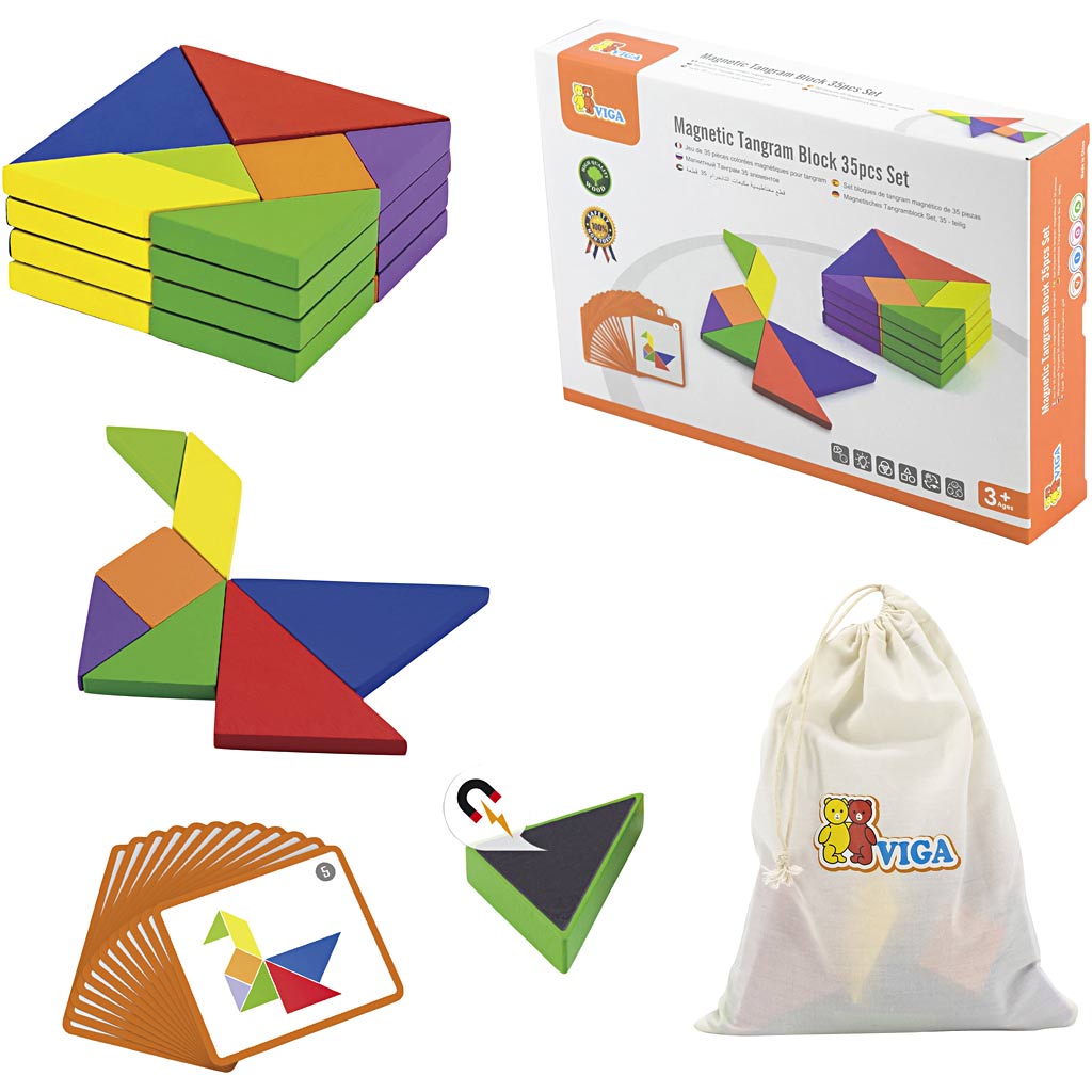 VIGA Magnetisk Tangram