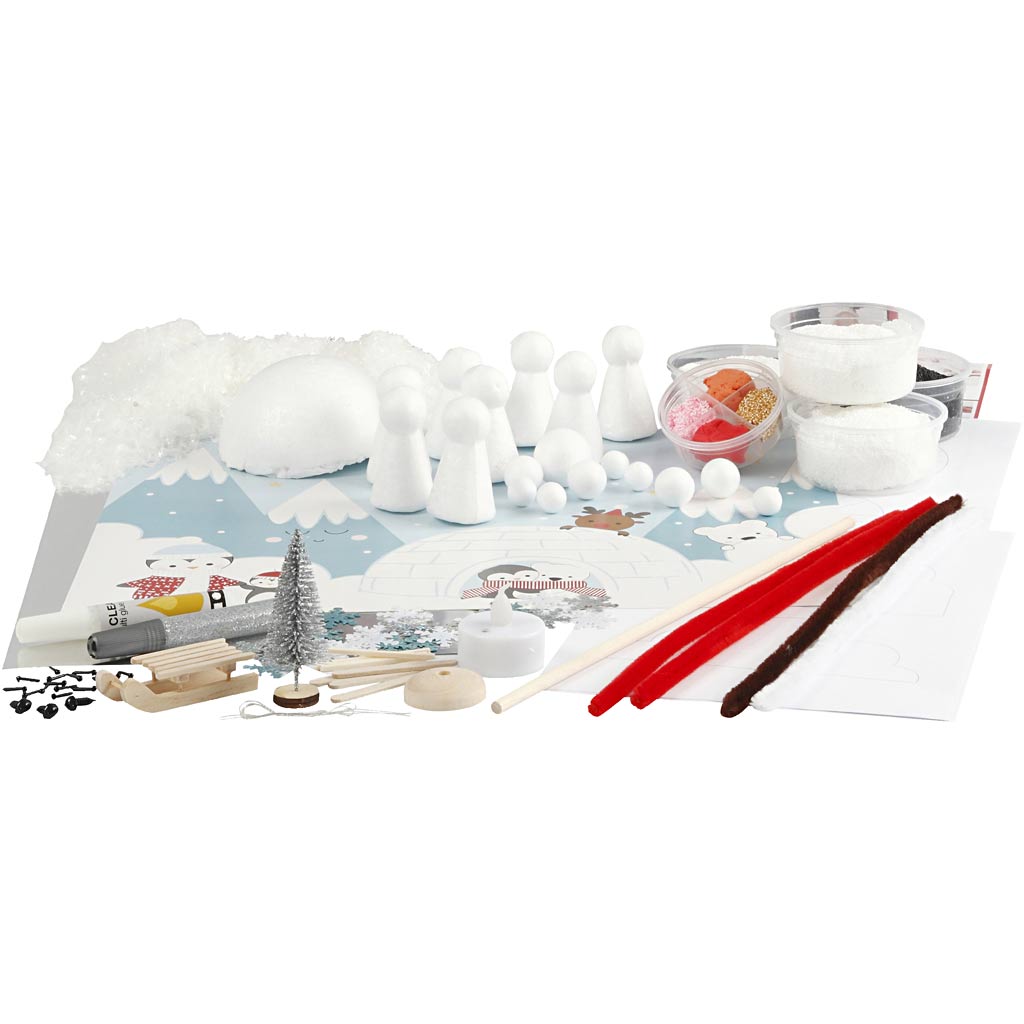 Materialesæt til Polarlandskab
