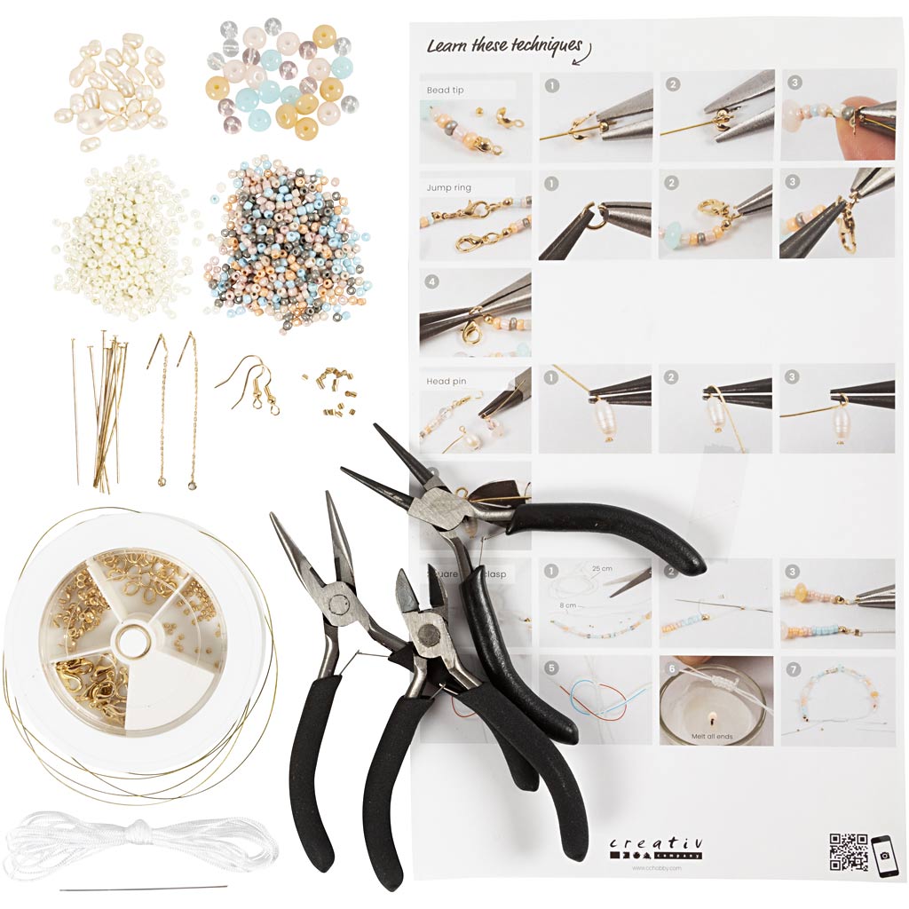 Start DIY Kit Smykker Klassiske Perler