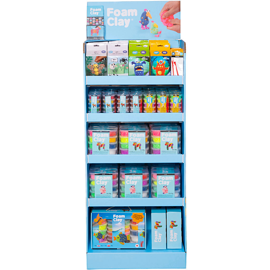Gulvdisplay med Foam Clay®