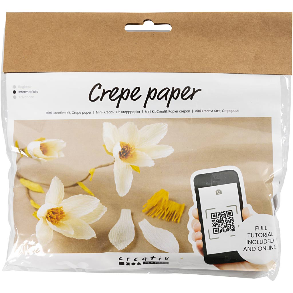 Mini DIY-sæt crepepapir