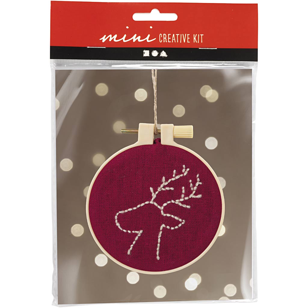 Mini DIY-sæt broderi