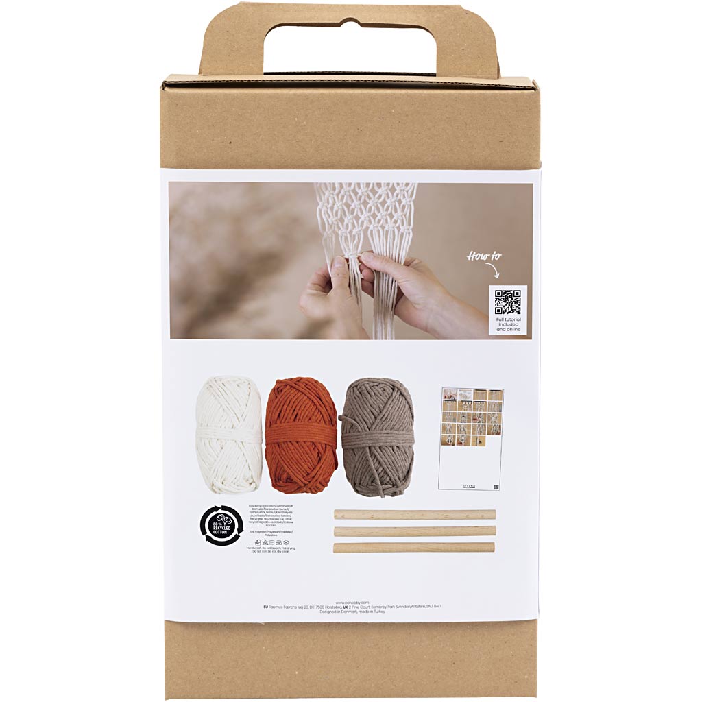 Gør-det-selv kit til macramé