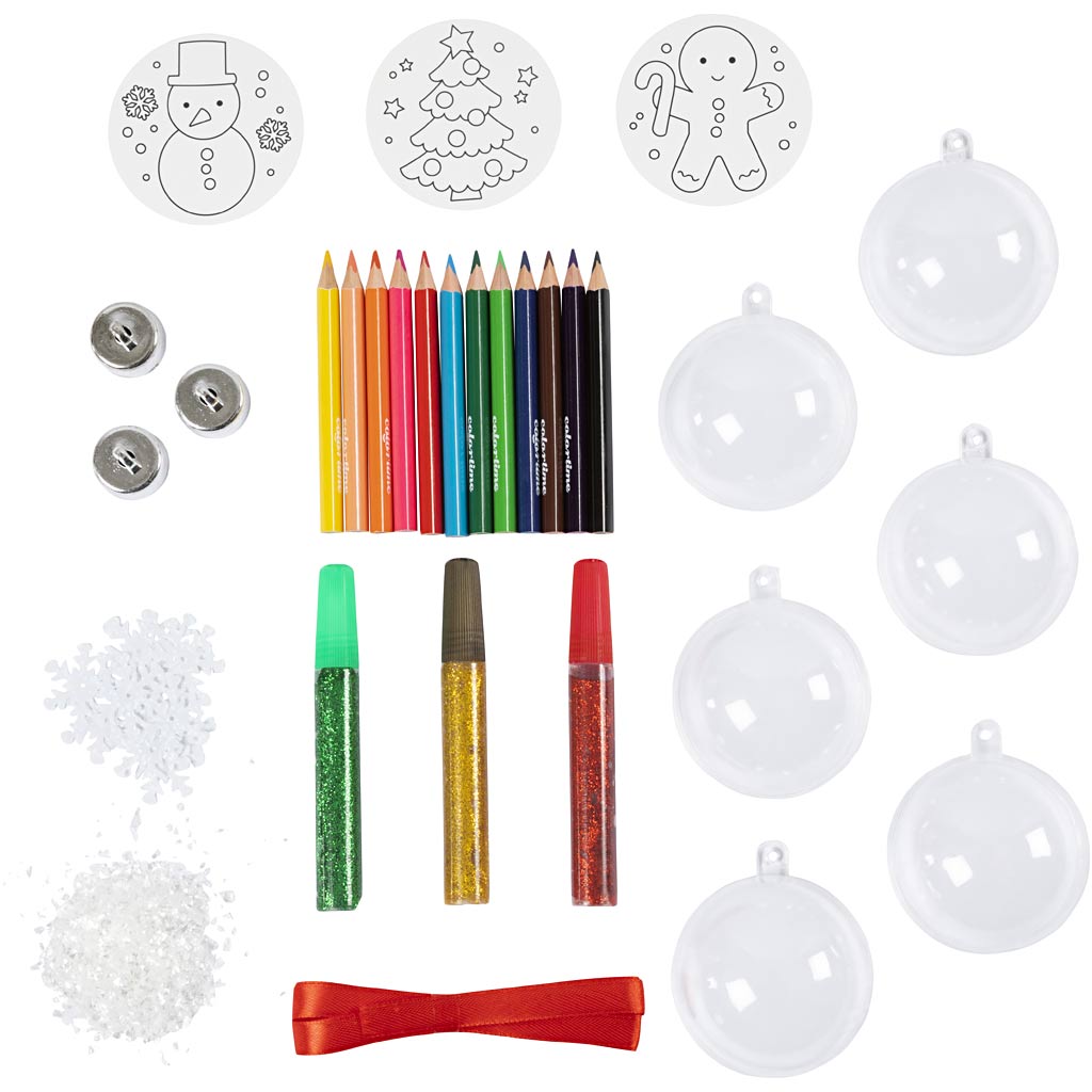 Mini DIY Kit Julekugler
