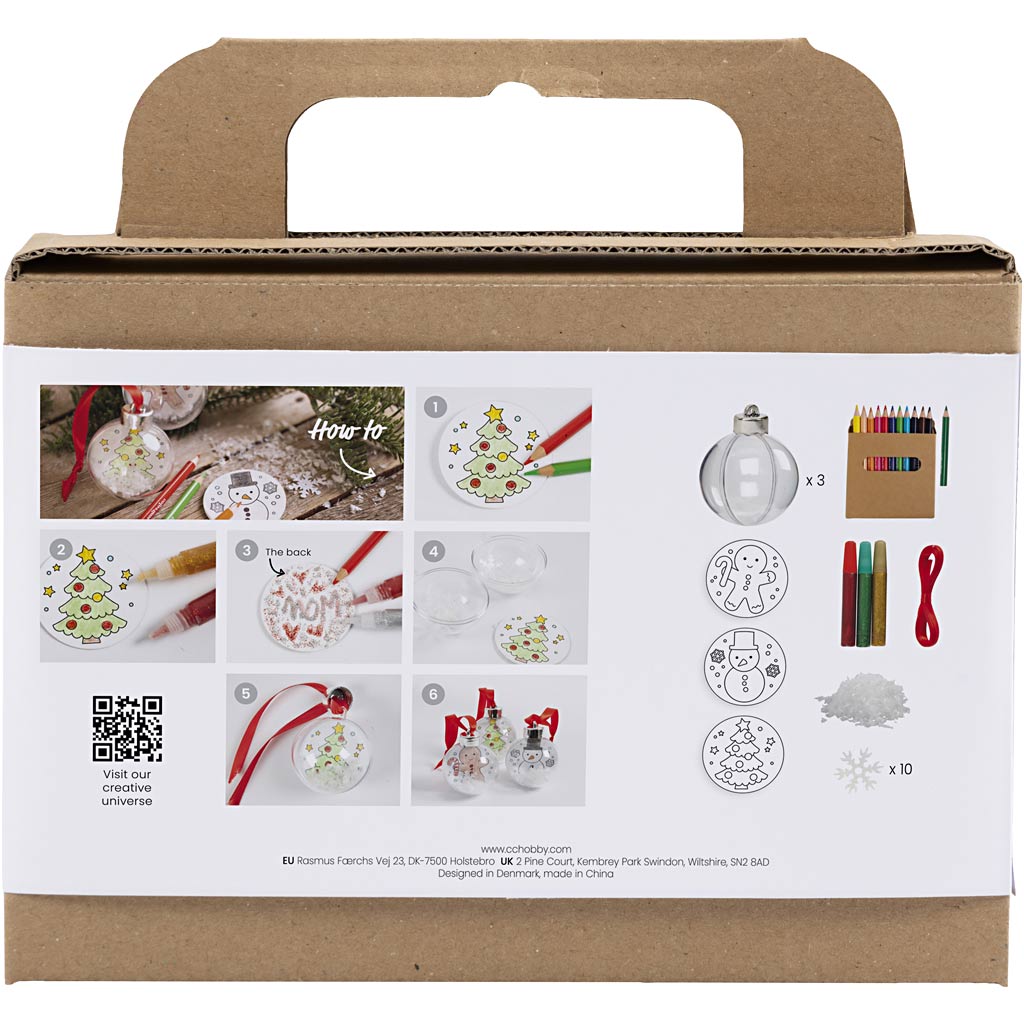 Mini DIY Kit Julekugler