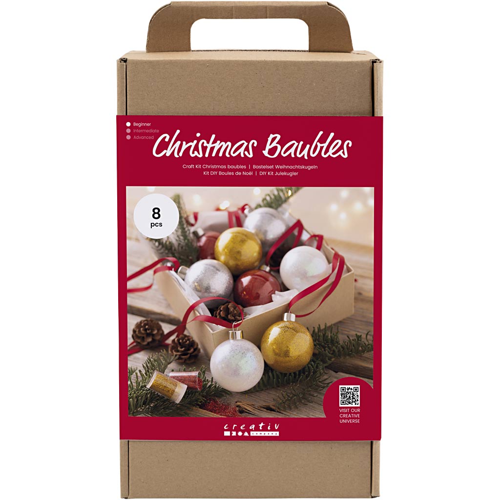DIY-sæt til julekugler