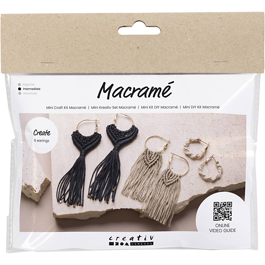Mini DIY-sæt til macramé