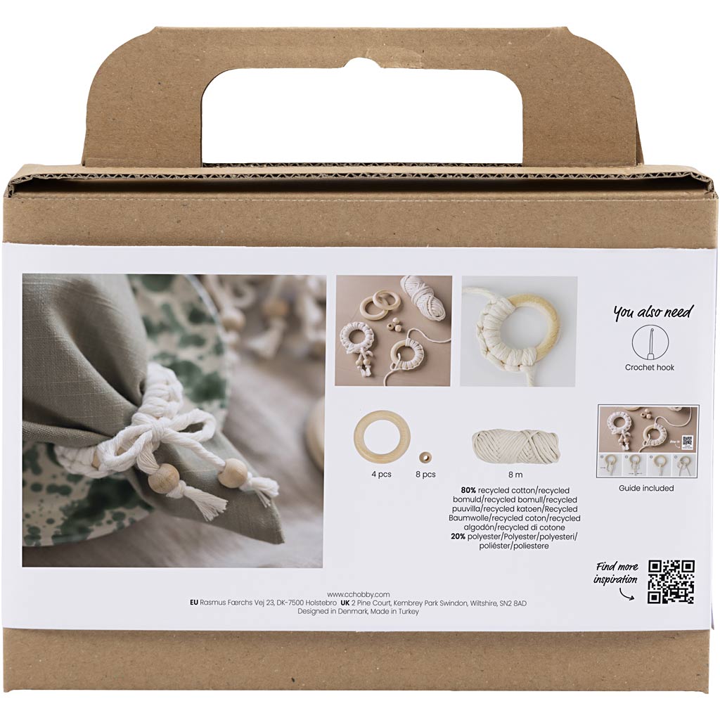 Mini DIY-sæt til macramé