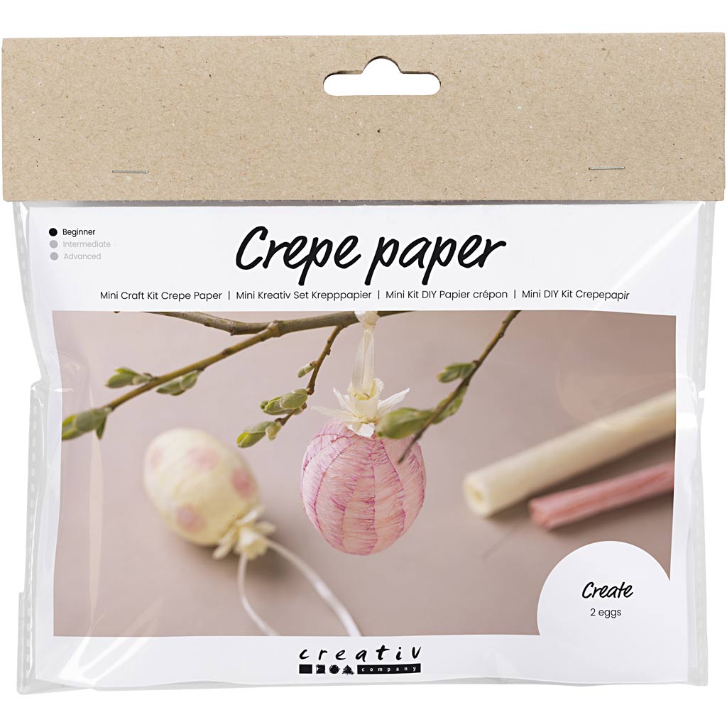 Mini DIY-sæt crepepapir
