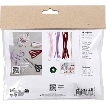 Mini DIY Kit Chenilleblomster