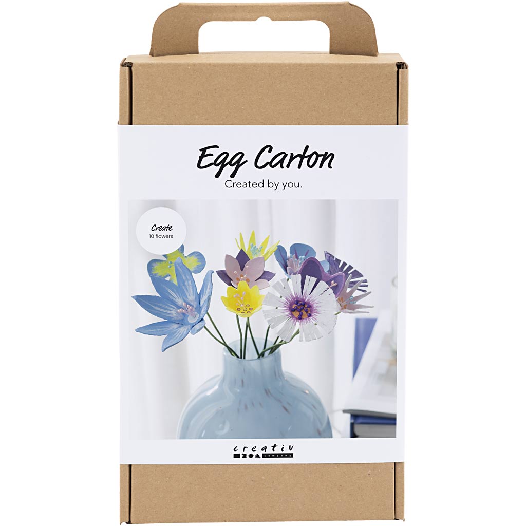 DIY-sæt: Æggebakkeblomster