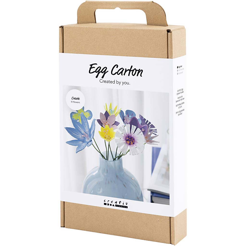 DIY-sæt: Æggebakkeblomster