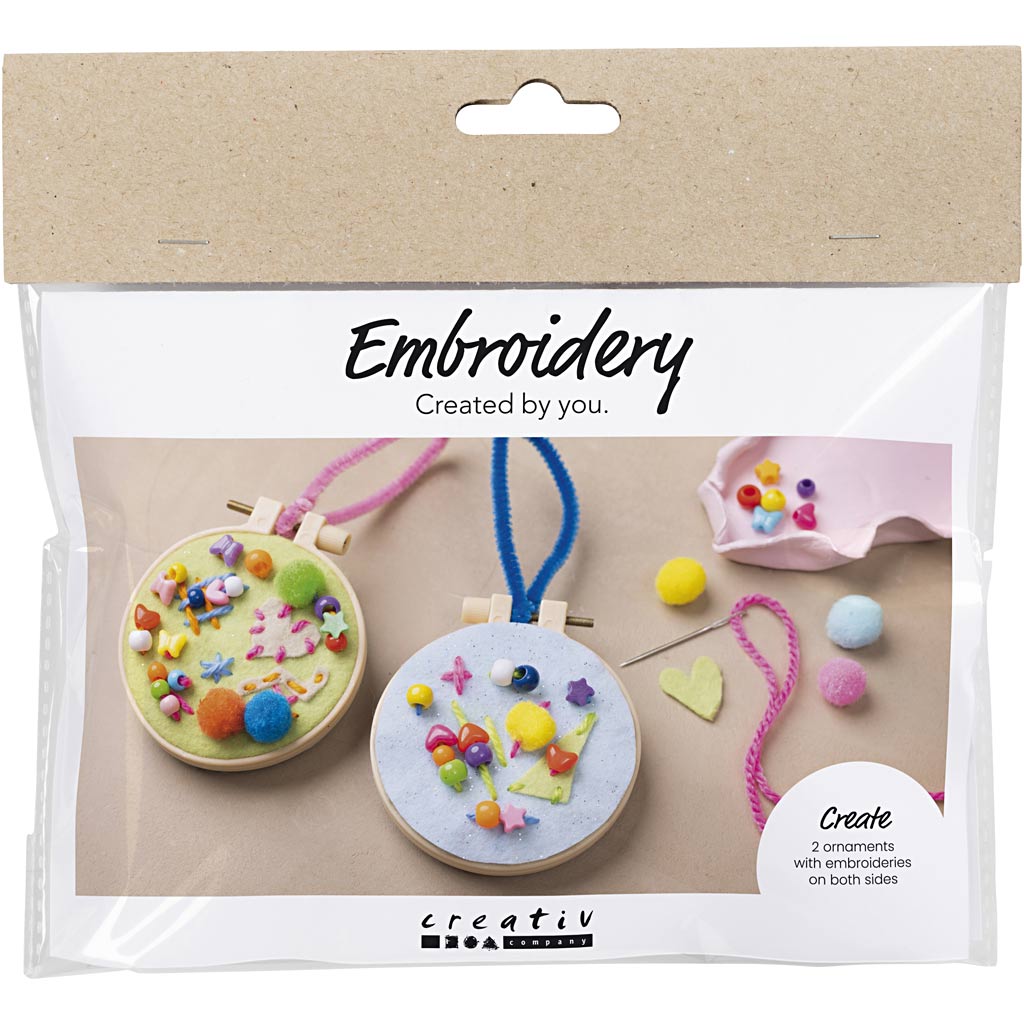 Mini DIY-sæt broderi