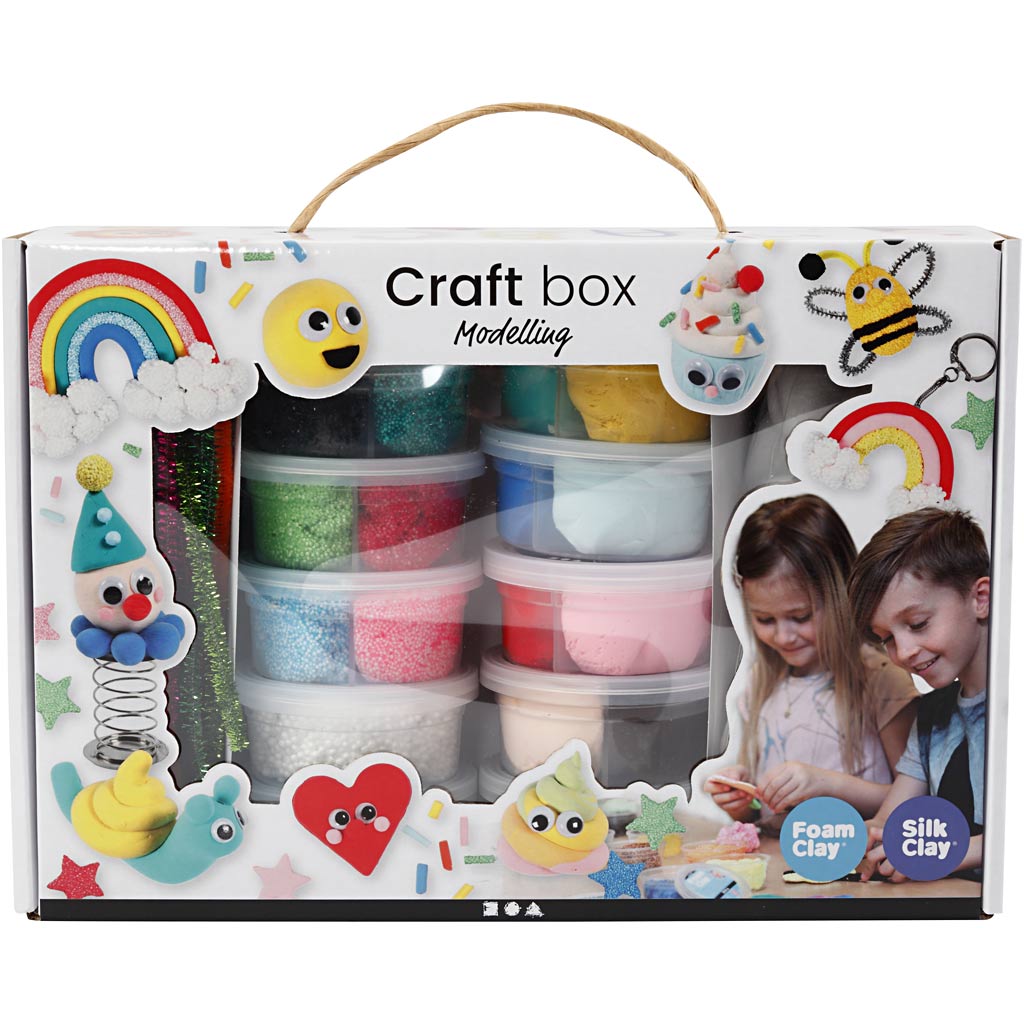 Foam Clay® og Silk Clay® i gaveæske