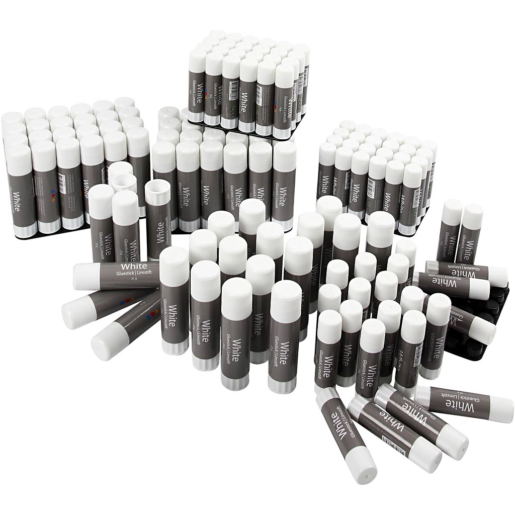 White Limstift