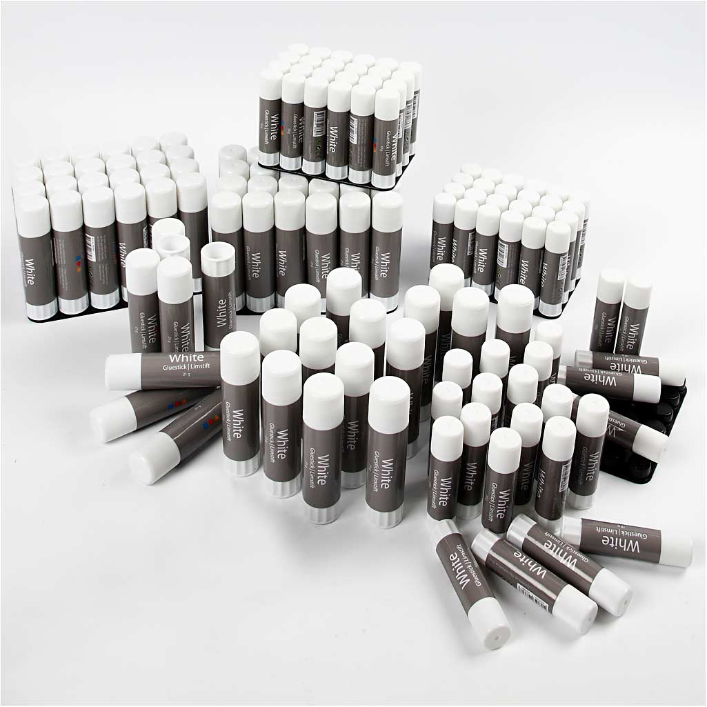 White Limstift