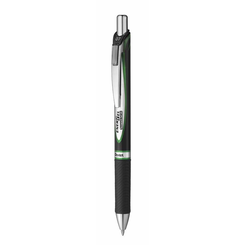 Rollerpen, Pentel EnerGel, BLP-77D, 0,7MM, grøn, units 21