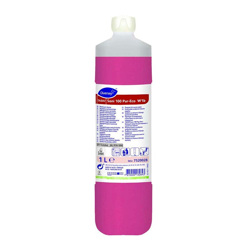 Sanitetsrengøring, Diversey, Taski, SANI 100 PURe, 1 l