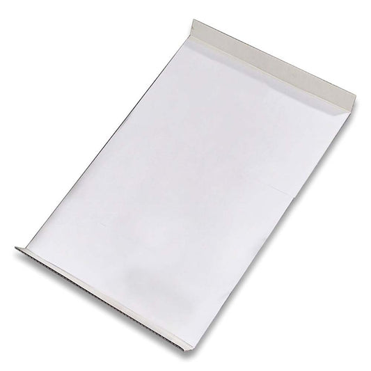 Kagepap, Firkantet, 420x723mm, Bølgepap, hvid/brun, bundt a 625 stk