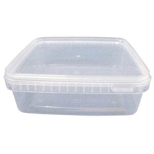 Condibøtte, Without lid, 1300 ml, 195x195x51mm, PP, transparent, pakke med 58 stk