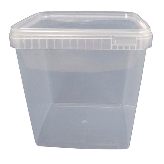 Condibøtte, Without lid, 5000 ml, 195x195x191mm, PP, transparent, pakke med 45 stk