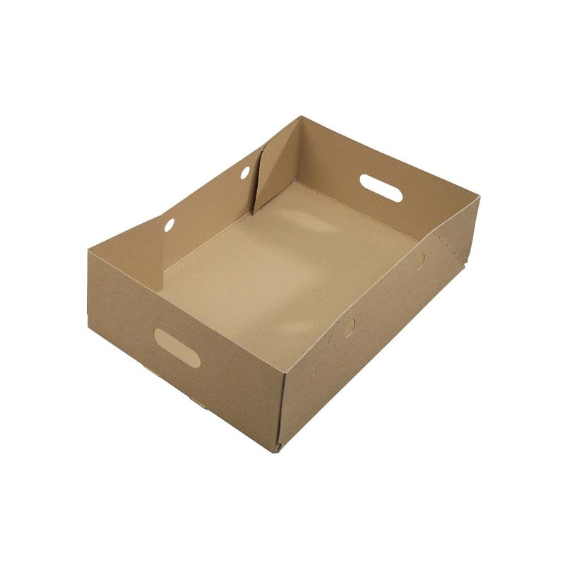 Kassebund, 581 x 381 x 158 mm, 850g/m2, FEFCO 0451, Karton, brun, bundt a 30 stk, palle a 30 bundter, Velegnet til indirekte tilbere